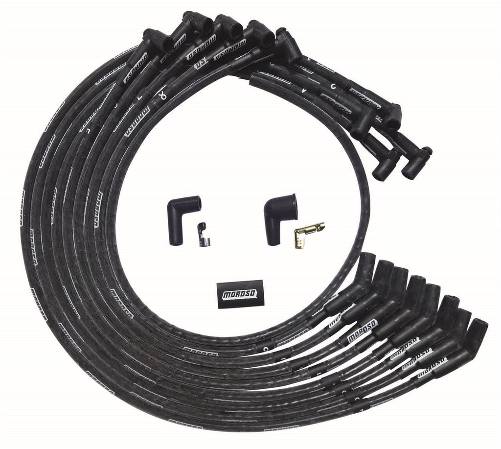 MOROSO 51530 - Ultra Plug Wire Set SBC Under V/C Black image