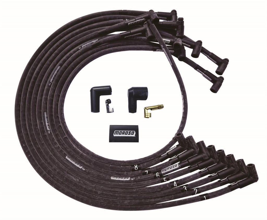 MOROSO 51543 - Ultra Plug Wire Set BBC Under V/C Black image