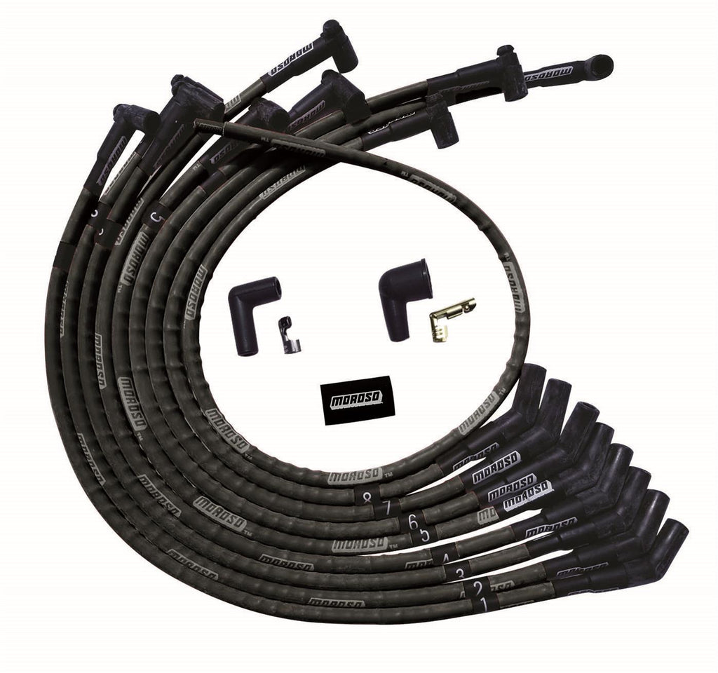 MOROSO 51570 - Ultra Plug Wire Set SBF 260-302 Black image