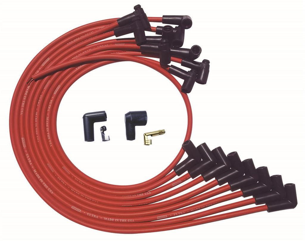 MOROSO 52025 - Ultra Plug Wire Set SBC Over V/C Red image