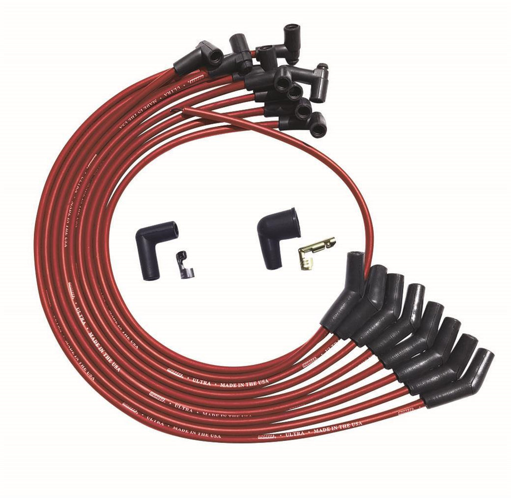 MOROSO 52042 - Ultra Plug Wire Set BBC Over V/C Red image