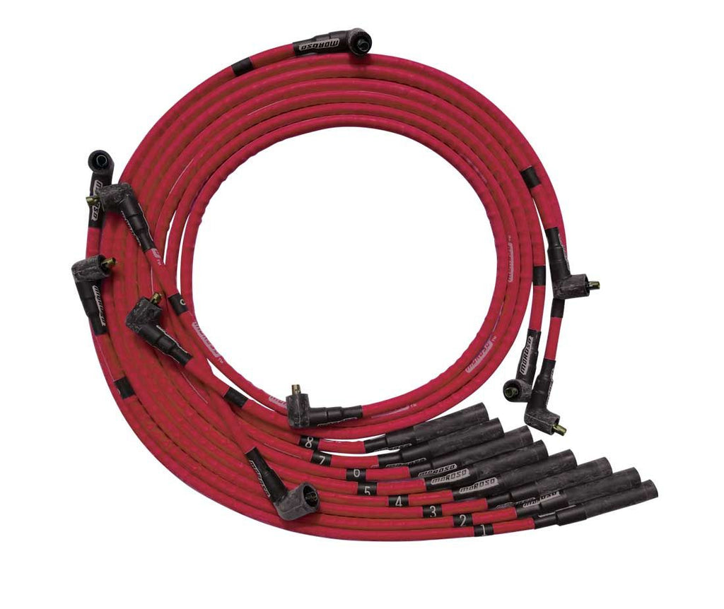 MOROSO 52561 - Ultra Plug Wire Set BBM 361-440 Red image