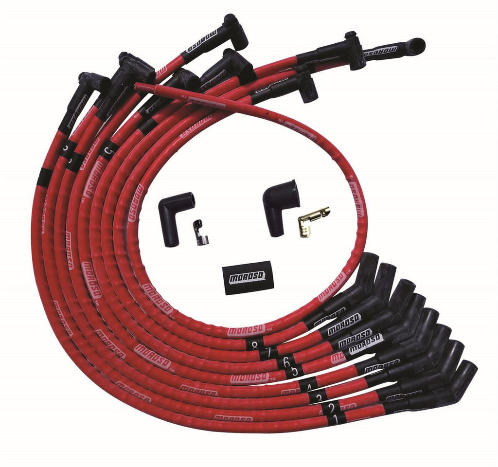 MOROSO 52570 - Ultra Plug Wire Set SBF 260-302 Red image