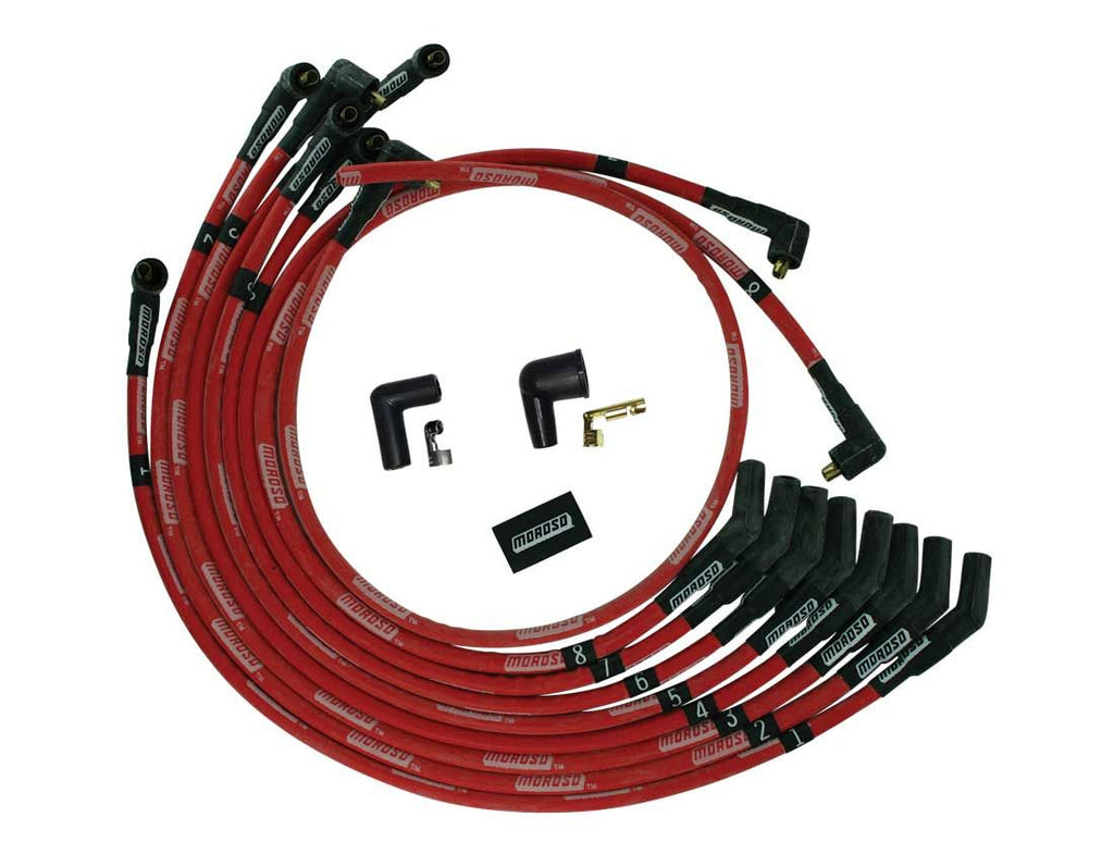 MOROSO 52573 - Ultra Plug Wire Set SBF 351W Red image