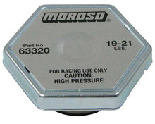 Load image into Gallery viewer, MOROSO 63320 - Racing Radiator Cap 19-21LBS. image