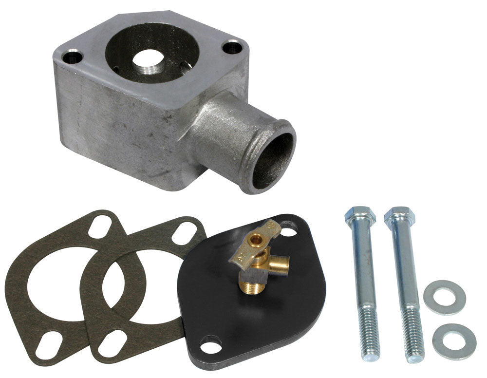 MOROSO 63430 - Chevy V8 Cast Alm. Water Neck Bleeder Kit image