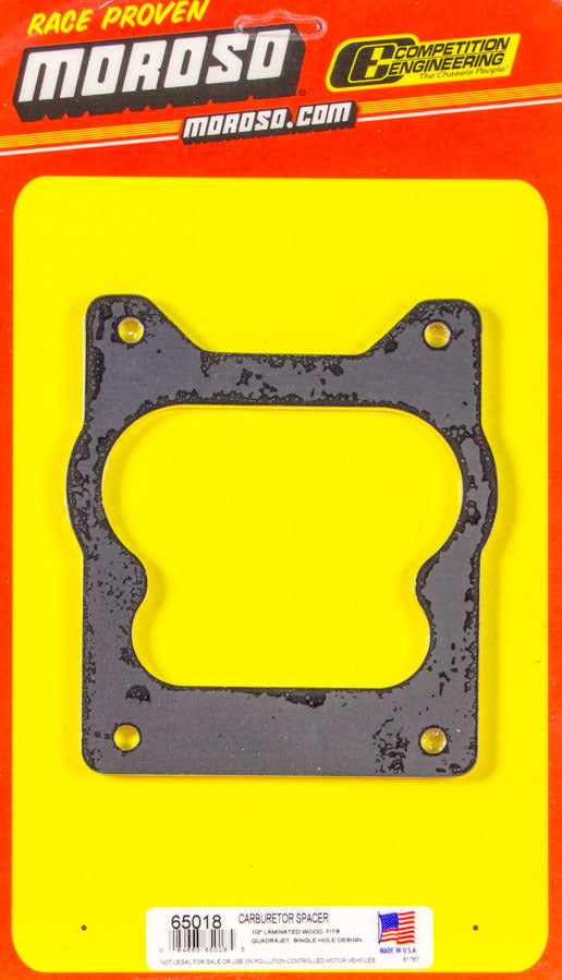 MOROSO 65018 - Carburetor Spacer- 1/2in Thick - Q-Jet image