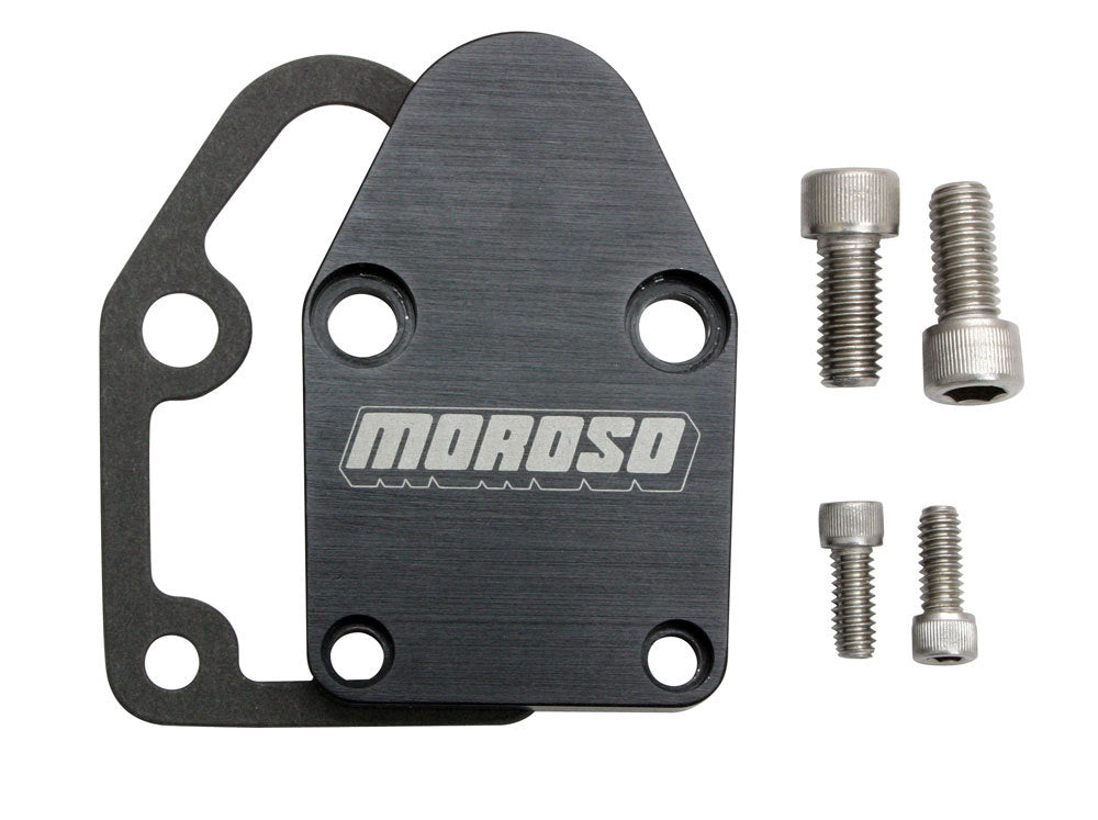 MOROSO 65395 - Fuel Pump Plate - Billet SBC image