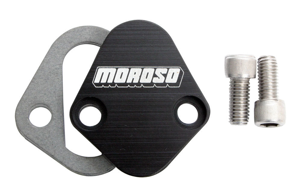 MOROSO 65396 - Fuel Pump Plate - Billet BBC- Ford & Mopar image