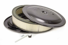 Load image into Gallery viewer, MOROSO 65912 - 14x3 Air Cleaner Kit w/Raised Bottom Black image