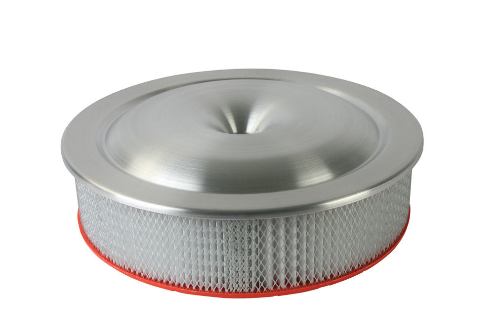 MOROSO 65920 - 16in Alum. Air Cleaner - Low Profile 7-5/16 Neck image