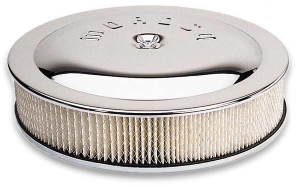 MOROSO 65946 - 14in Chrome Air Cleaner 5in Filter image