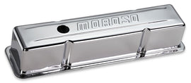 MOROSO 68103 - Chrome B/E Valve Covers SBC Tall w/Baffle image
