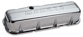 MOROSO 68112 - Chrome B/E Valve Covers BBC Tall w/o Baffle image