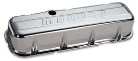 MOROSO 68113 - Chrome B/E Valve Covers BBC Tall w/Baffle image