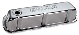 MOROSO 68201 - Chrome B/E Valve Covers SBF Tall w/Baffle image