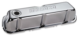 MOROSO 68202 - Chrome B/E Valve Covers SBF Tall w/o Baffle image