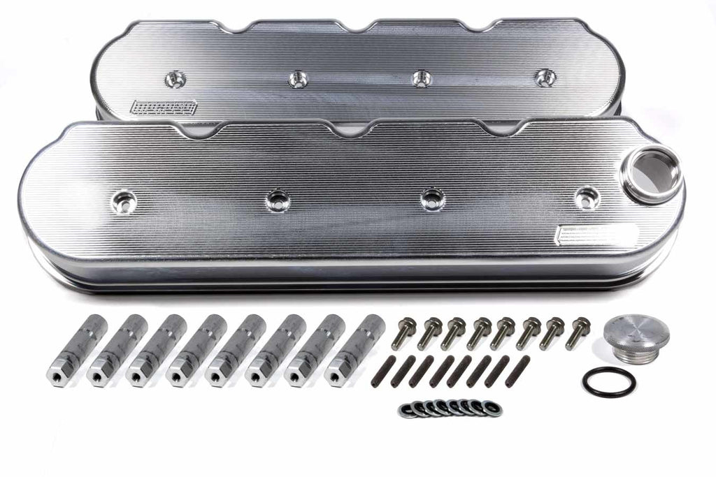 MOROSO 68471 - GM LS Billet Alm. Valve Covers 2.5in Tall image