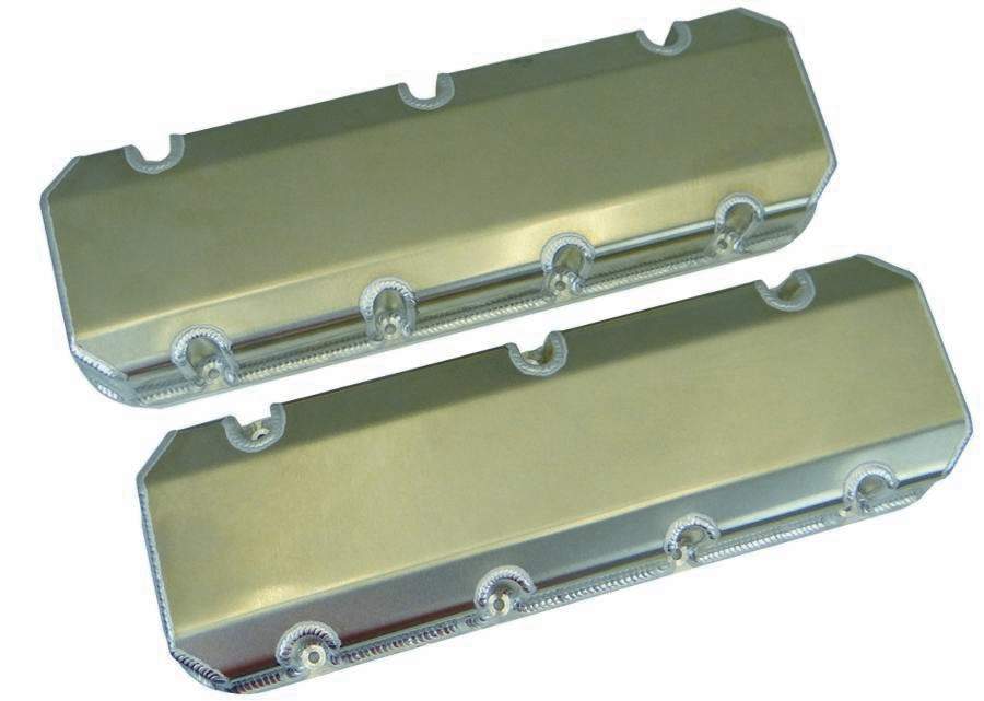 MOROSO 68487 - BBC Fab Alm Valve Covers w/Brodix SR20 Heads image