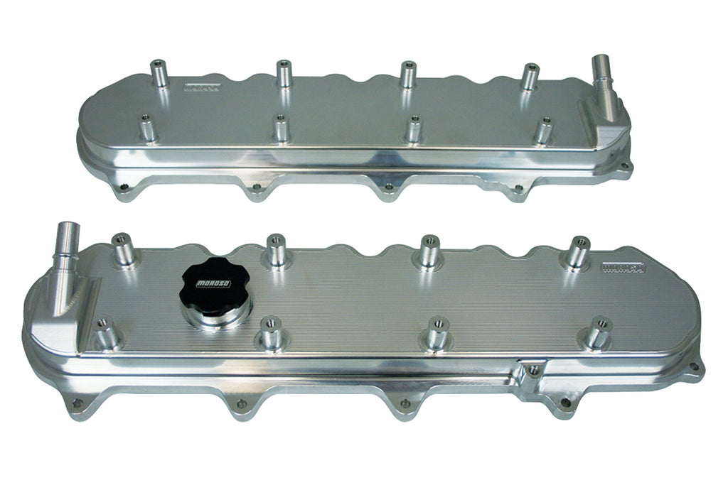 MOROSO 68494 - Billet Alm Valve Covers GM LT1/LT4/L86 image