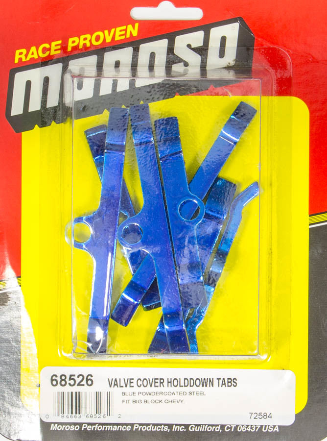 MOROSO 68526 - Valve Cover Hold Downs - Blue image