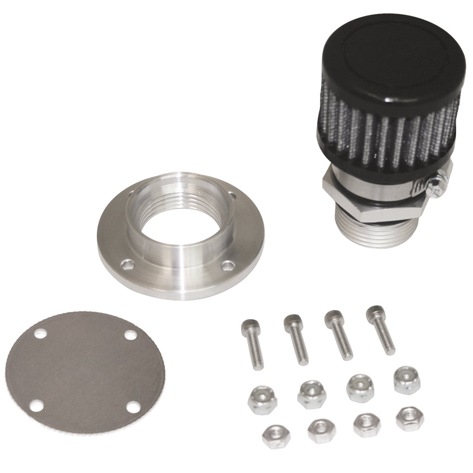 MOROSO 68855 - Valve Cover Breather Kit Bolt In Style - Aluminum image