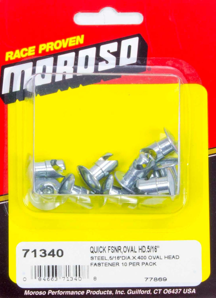 MOROSO 71340 - Steel Quick Fasteners- Oval Head-5/16in x .400i image