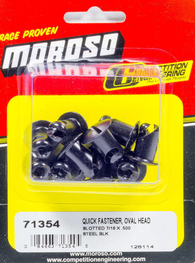 MOROSO 71354 - Oval Head Quick Fastener 7/16 x .500 image