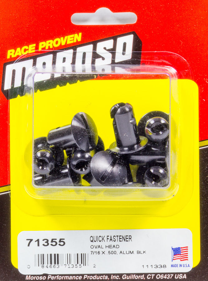 MOROSO 71355 - Oval Head Quick Fastener 7/16 x .500 image