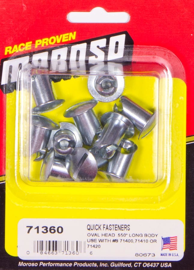 MOROSO 71360 - Oval Head Quik Fastener .550in Long Body image