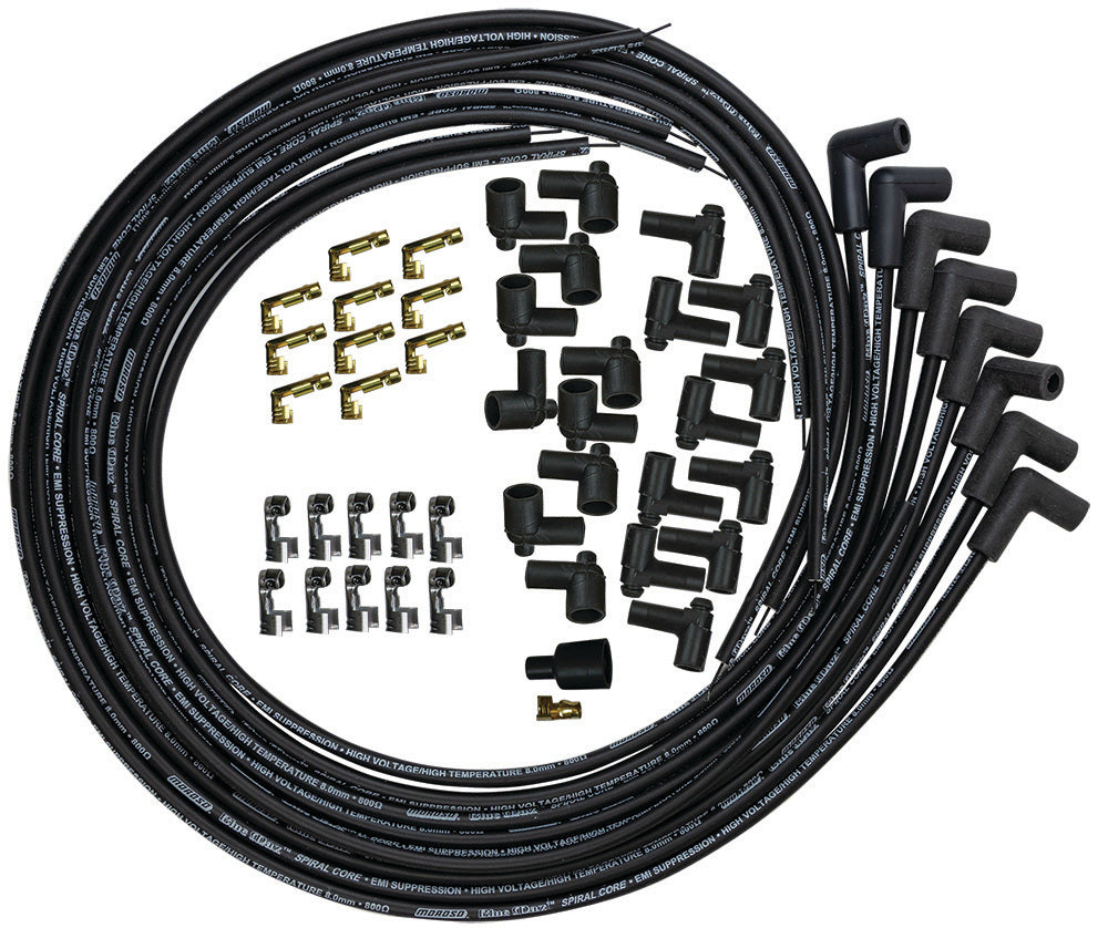 MOROSO 73231 - Blue Max Ignition Wire Set - Black image