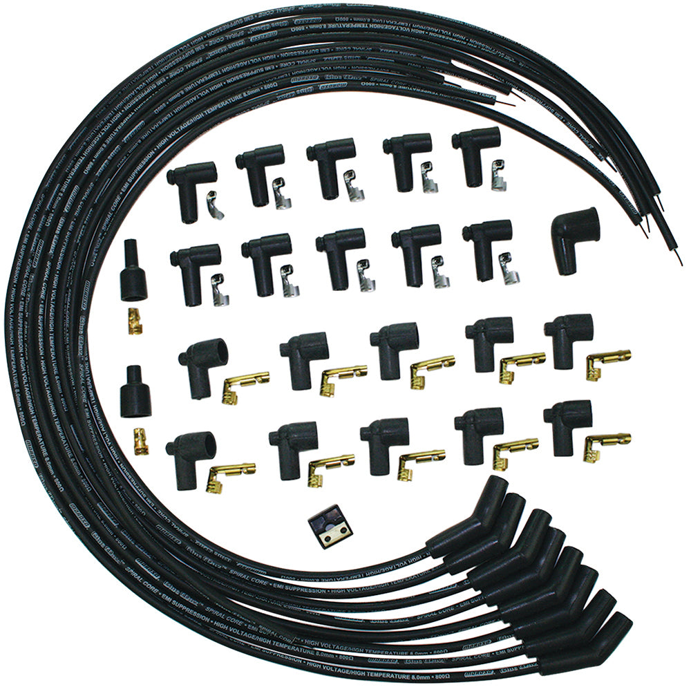 MOROSO 73233 - Blue Max Ignition Wire Set - Black image