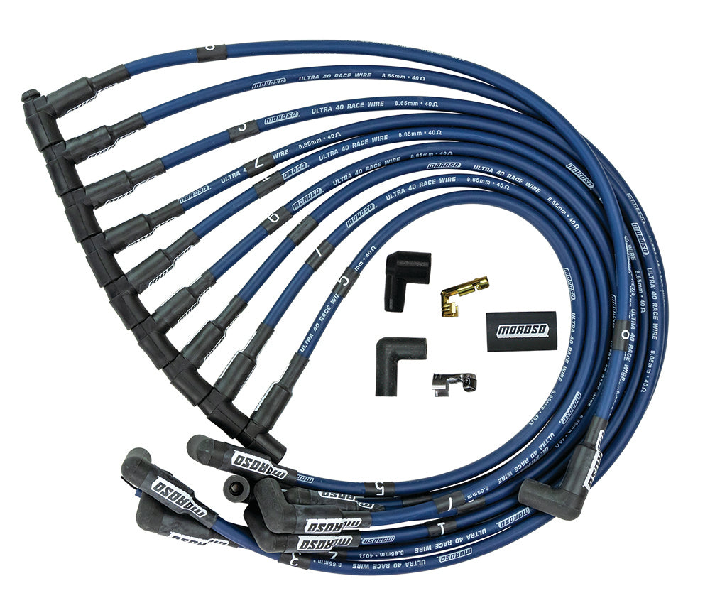 MOROSO 73664 - Ultra 40 Plug Wire Set - Blue image