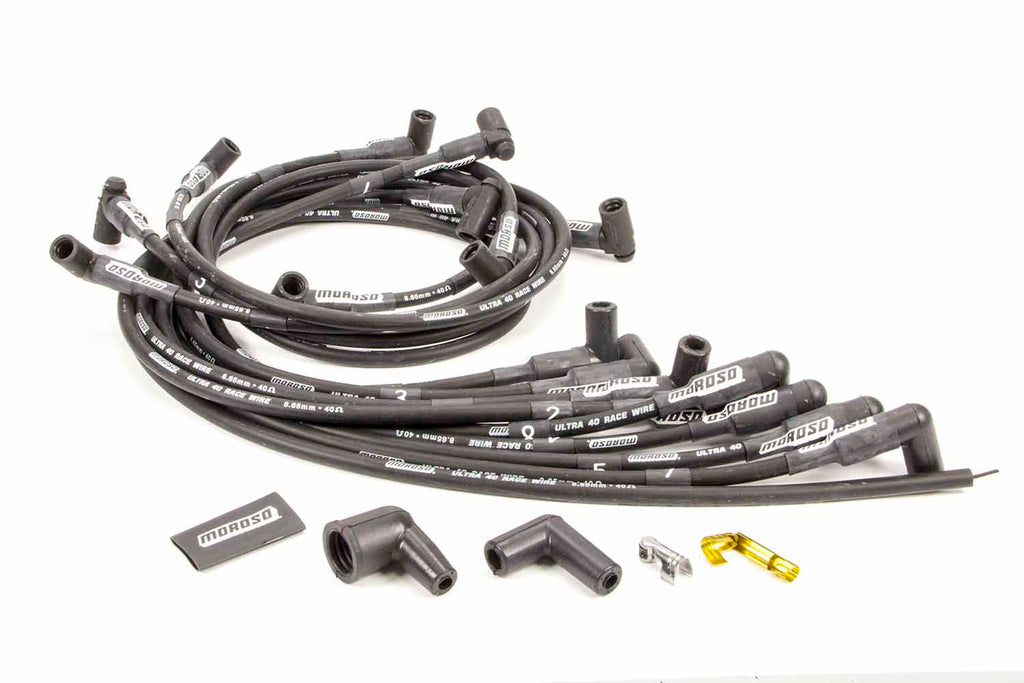 MOROSO 73709 - Ultra 40 Plug Wire Set - Black image