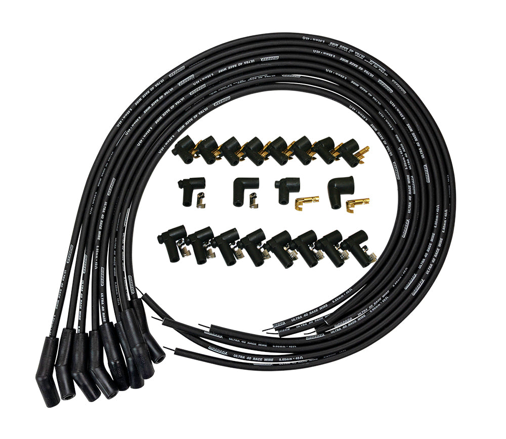 MOROSO 73816 - Ultra 40 Plug Wire Set - Black image