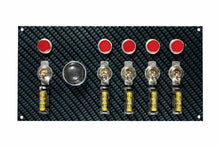 Load image into Gallery viewer, MOROSO 74139 - Fiber Design Switch Panel - Black/Black image