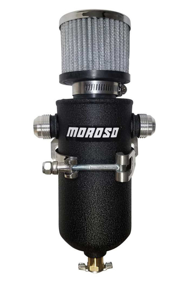 MOROSO 85752 - Remote Breather Tank - w/2 - 10an Fitting image