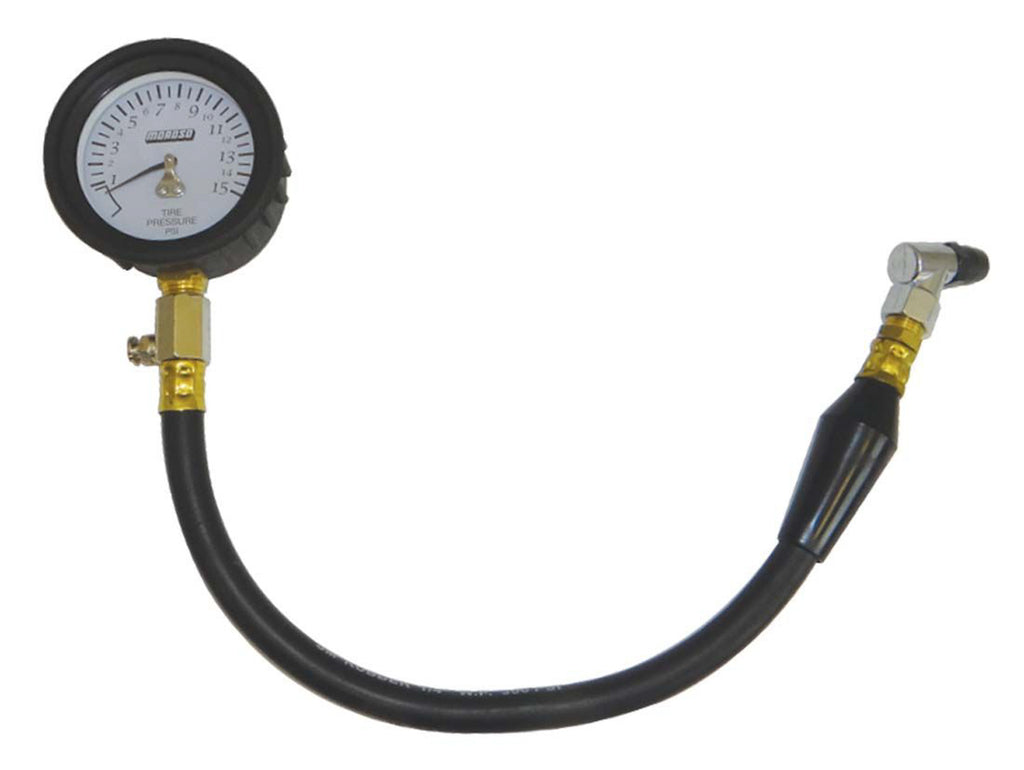 MOROSO 89592 - Tire Pressure Gauge 0-15 Psi - Garage Series image