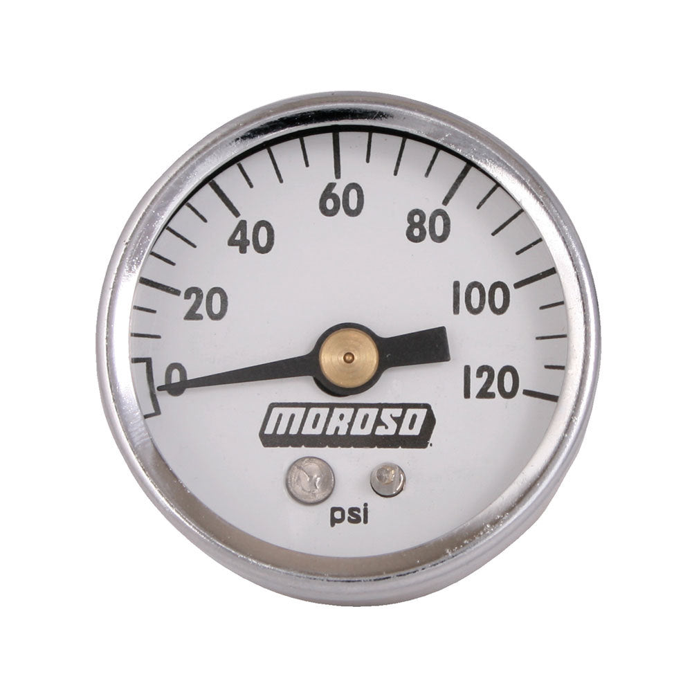 MOROSO 89611 - 1-1/2 Oil Pressure Gauge - 0-120PSI image