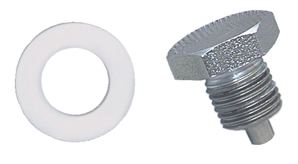 MOROSO 97001 - Oil Pan Drain Plug - Clear Zinc image