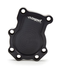 MPD RACING 18200 - Dry Sump Block Off Plate Black Aluminum image