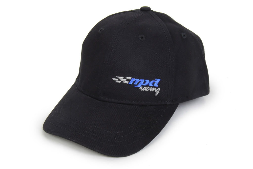 MPD RACING 90420 - MPD Black Logo Hat Velcro Enclosure image