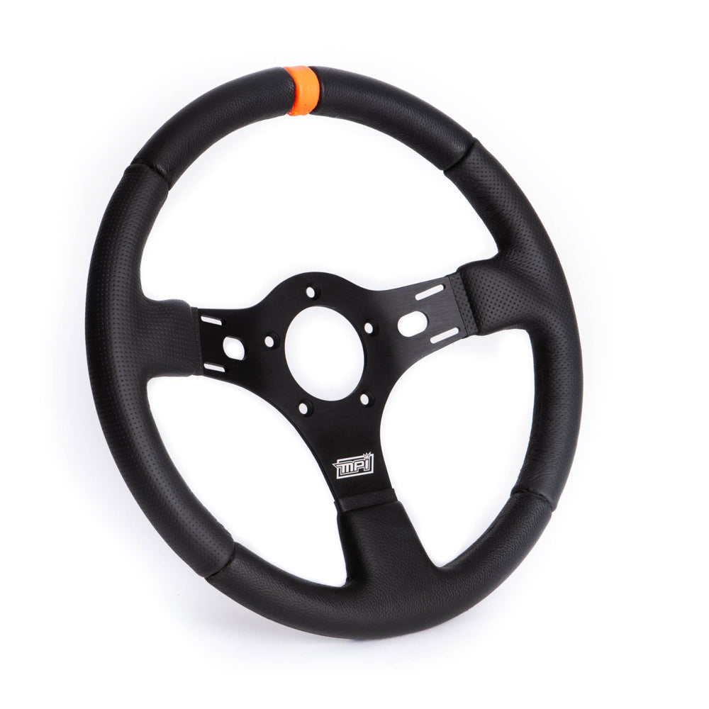 MPI USA MPI-DRG-R513 - 13in Drag Wheel 5-Bolt With Orange Stripe image