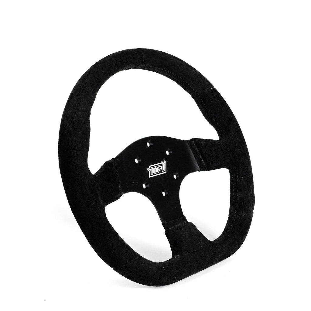 MPI USA MPI-GT2-13-B - Touring Steering Wheel 13in Full Black D Shaped image