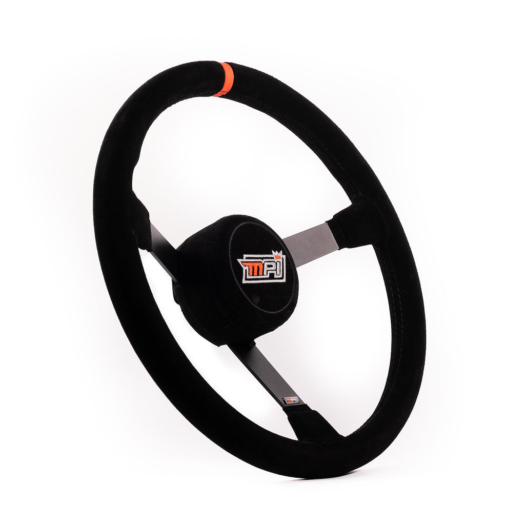MPI USA MPI-MP-14-OE - 14in 3-Bolt LW Steel Whe el Suede W/Thumb Insert image