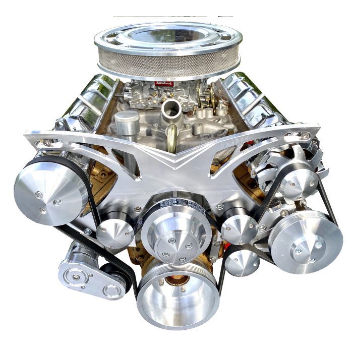 MARCH PERFORMANCE 16030-07 - OLDS 350-455 Style Track Pulley System image