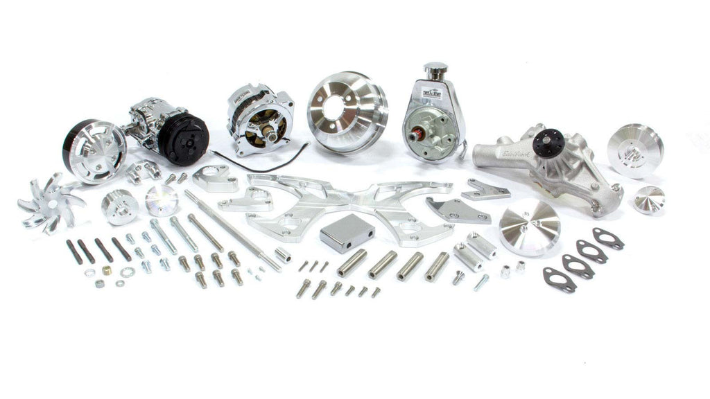 MARCH PERFORMANCE 21255 - BBC Style Track Pulley System SWP image