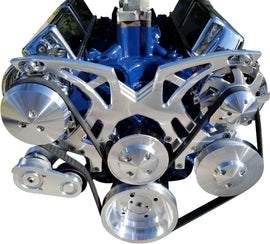 MARCH PERFORMANCE 30810 - Style Track Pulley Kit Small Block Ford image