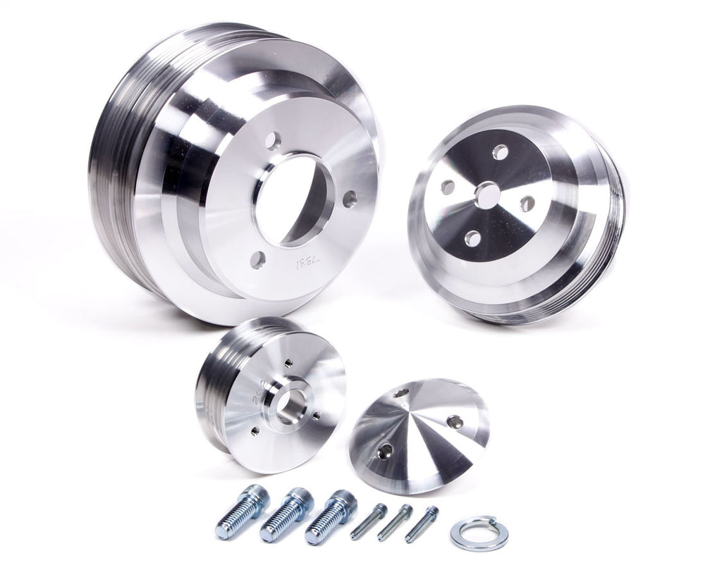 MARCH PERFORMANCE 7330 - BBC LWP Serpentine Conv Kit image