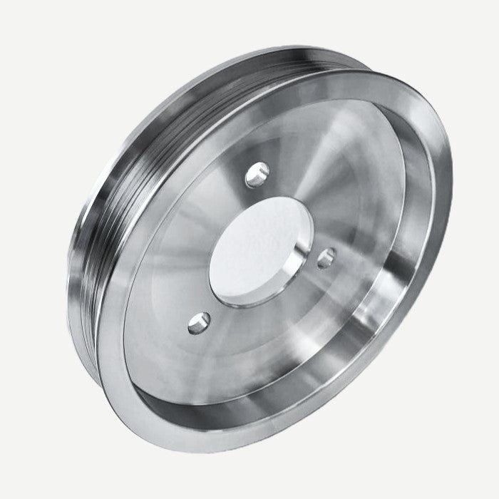 MARCH PERFORMANCE 7671 - BBC Crank Pulley Polish W POL ASSY - CHEVY BB SW image